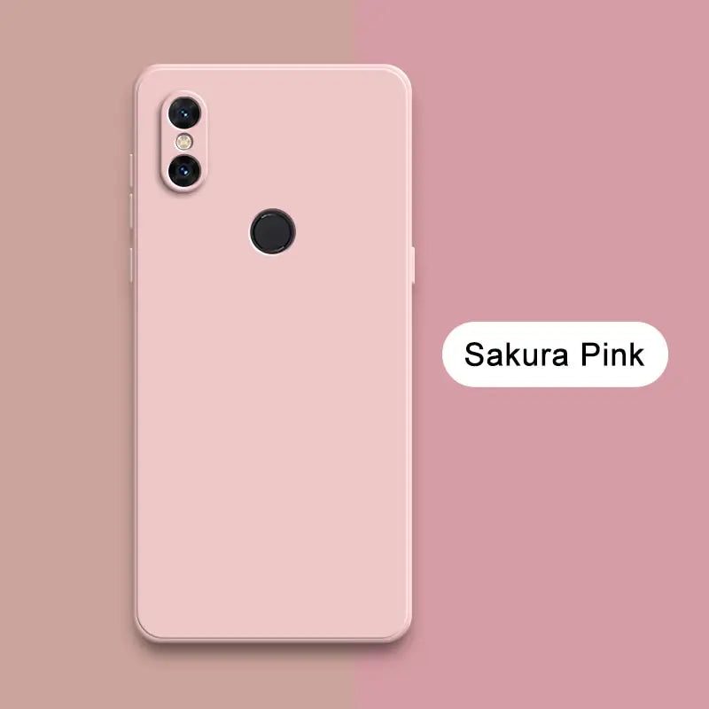 a pink iphone with the text sakura pink on it