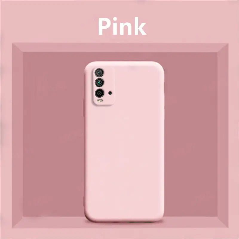 a pink iphone case with the text pink