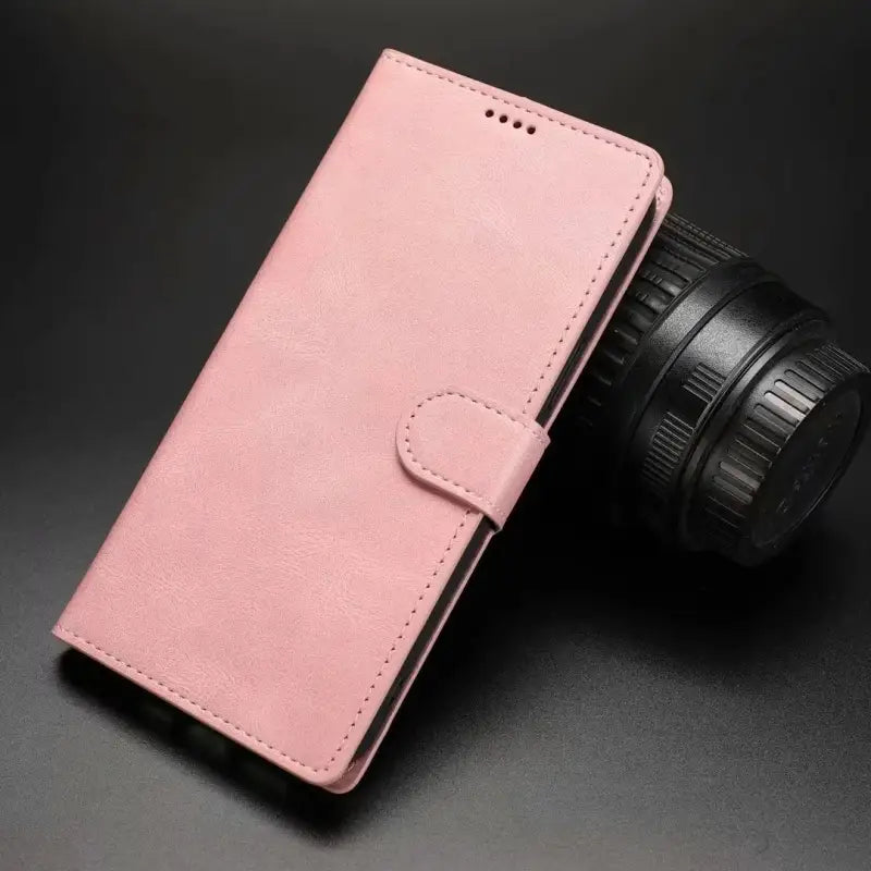 pink leather case for iphone 6