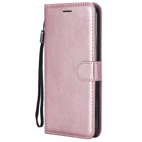 the pink leather wallet case for the samsung s9