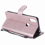 the pink leather wallet case for the samsung s9
