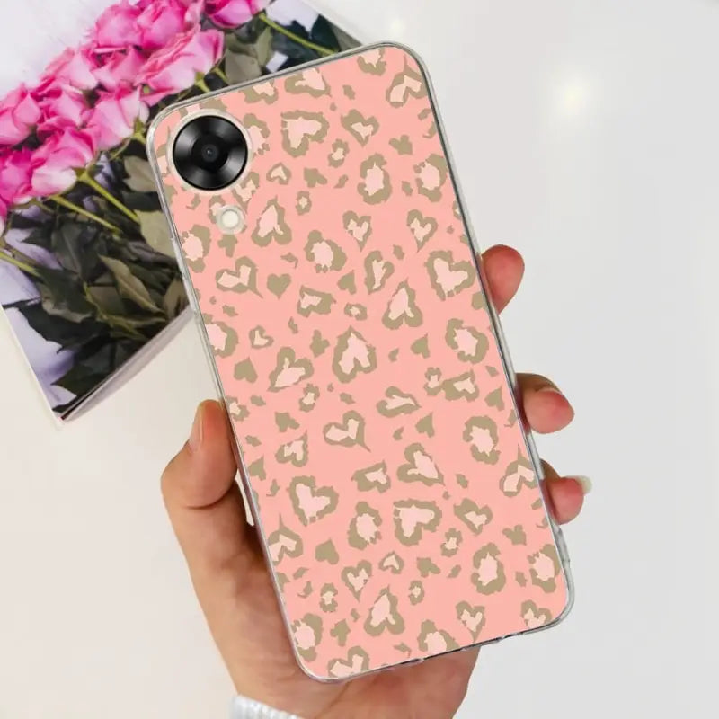pink leopard print iphone case
