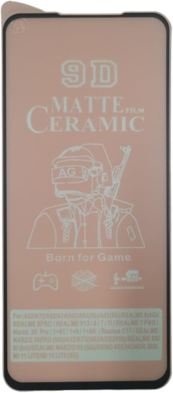 Pink matte ceramic screen protector.