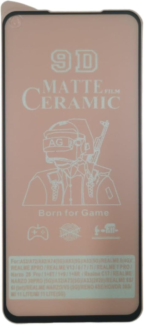 Pink matte ceramic screen protector.