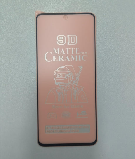 Pink matte ceramic screen protector.