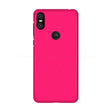 The back of a pink motorola z2 phone case