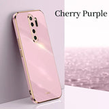 a pink phone case with a gold frame