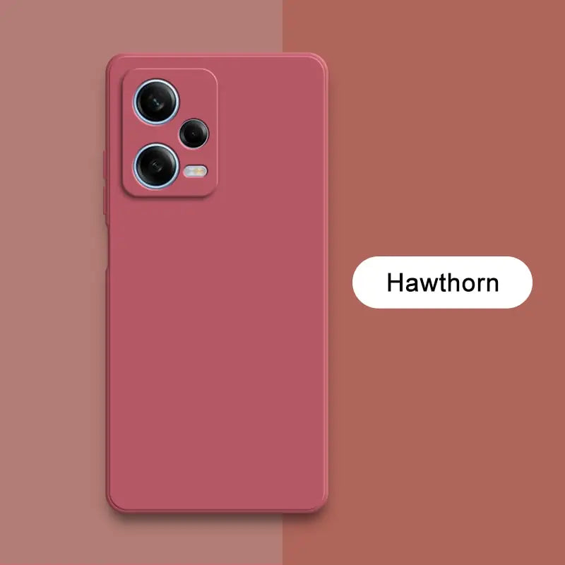 the back of a pink iphone case with the text’hawthorne ’