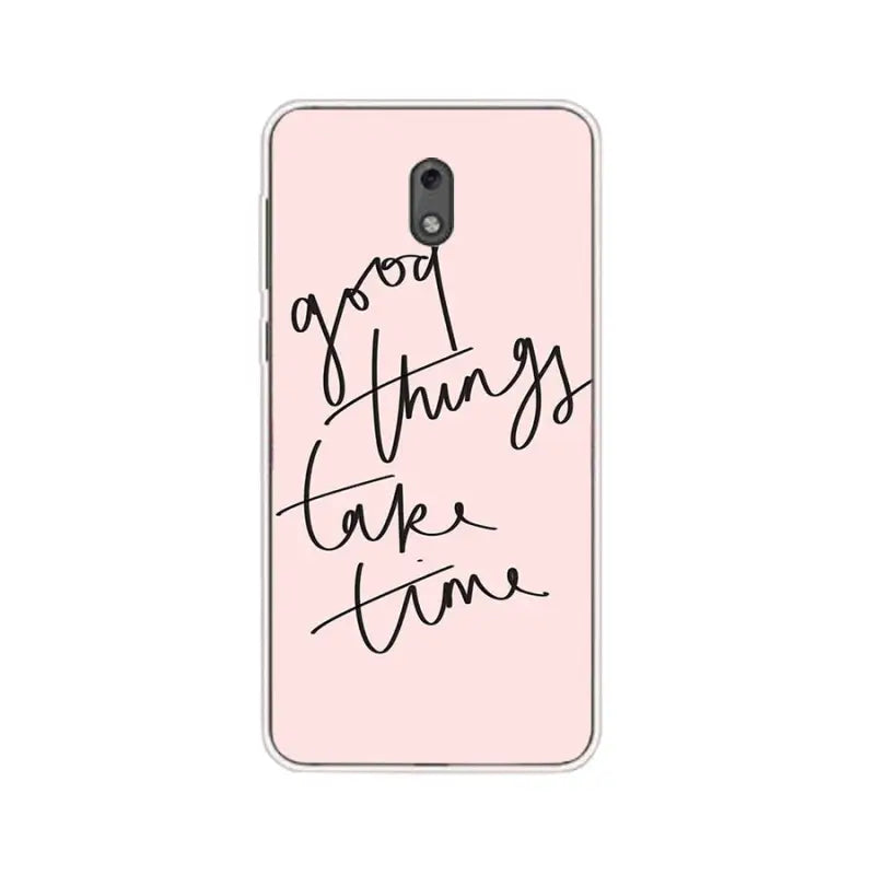 a pink phone case with the words’do something ’