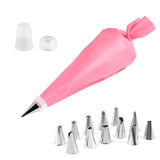 a pink plastic bottle with a set of cones and cones