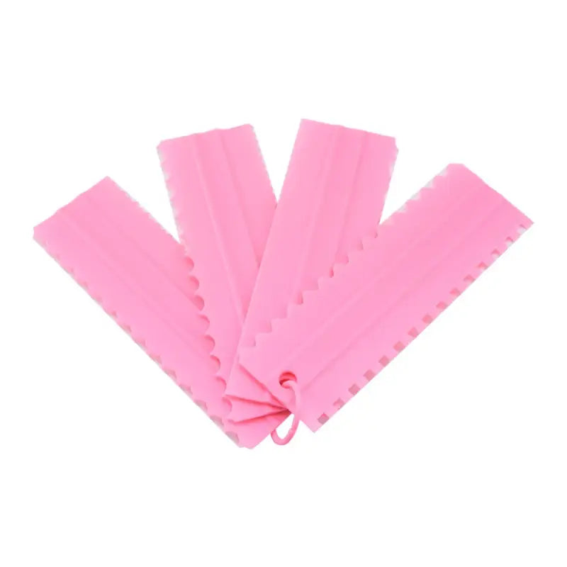 pink plastic hair clips