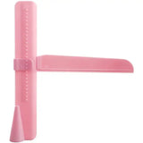 a pink plastic wall mounted hook