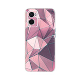 pink and purple geometric pattern phone case