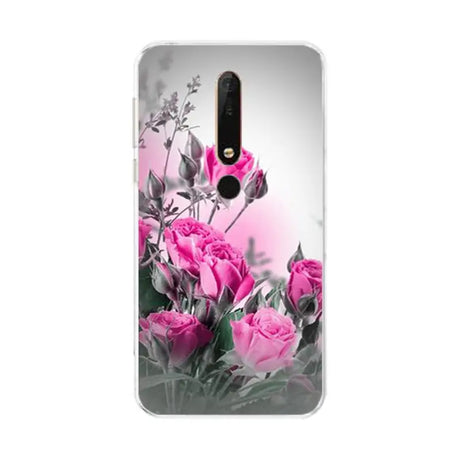 pink roses phone case