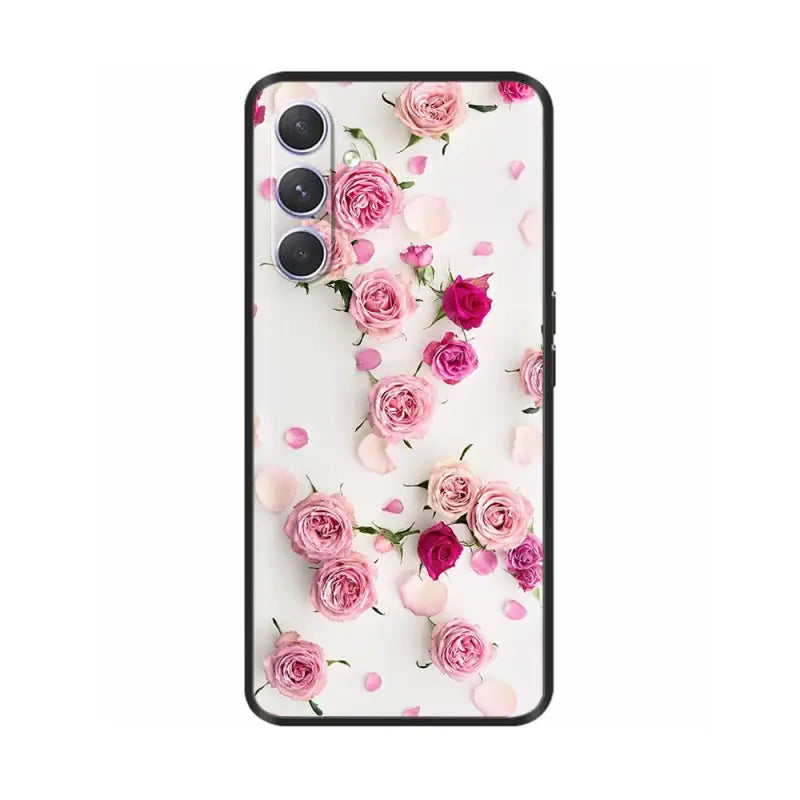 pink roses on white background for the iphone 11