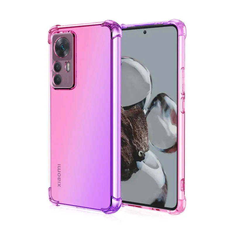 the back of a pink samsung phone case