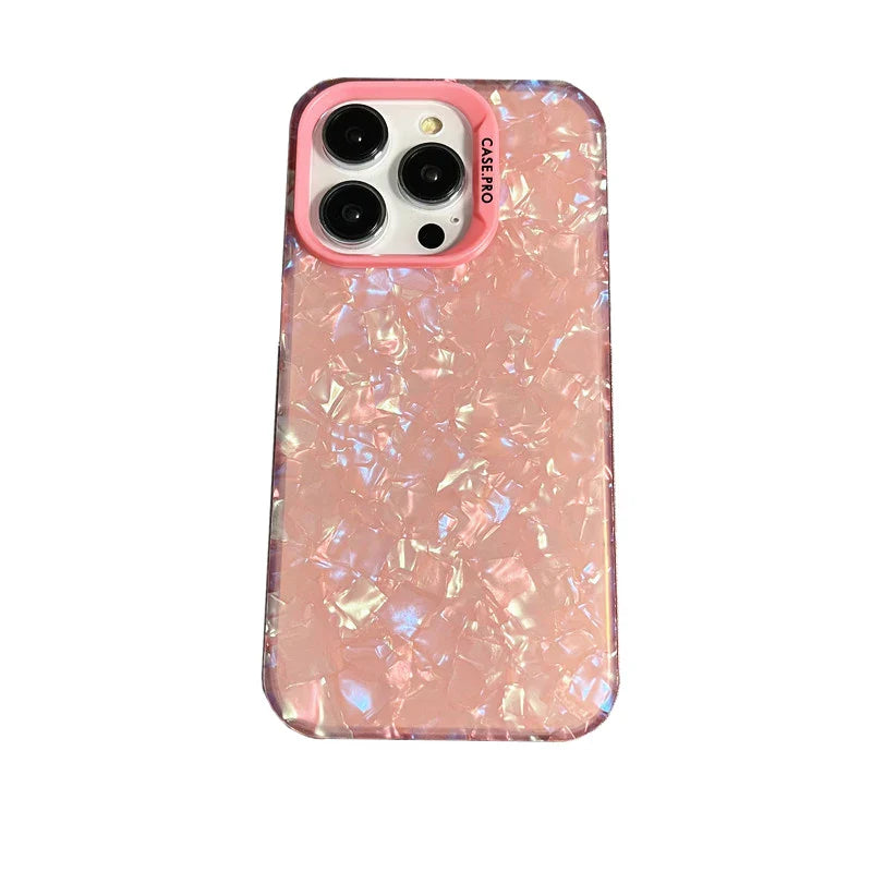 the pink shell case for iphone 11