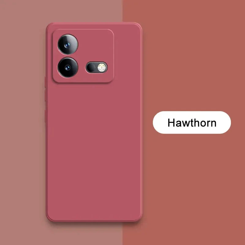 Pink smartphone case with dual camera cutouts.