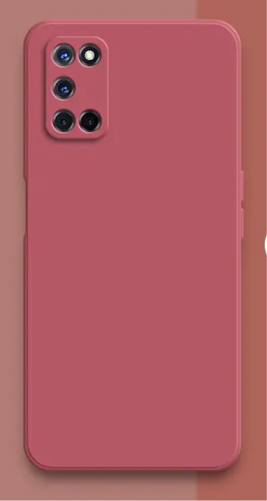 Pink smartphone case with multiple camera lenses visible.