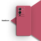 Pink smartphone with a dual-camera setup on its back.