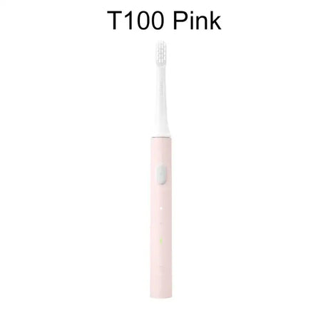 A pink toothbrush with the words 10 pink