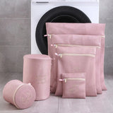 the pink laundry bag set