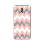 pink chevrons glitter case for samsung note 3