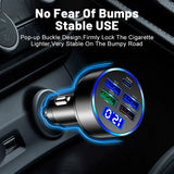 no - plugs car charger with usb