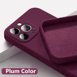 the case is made from a soft, purple colored material