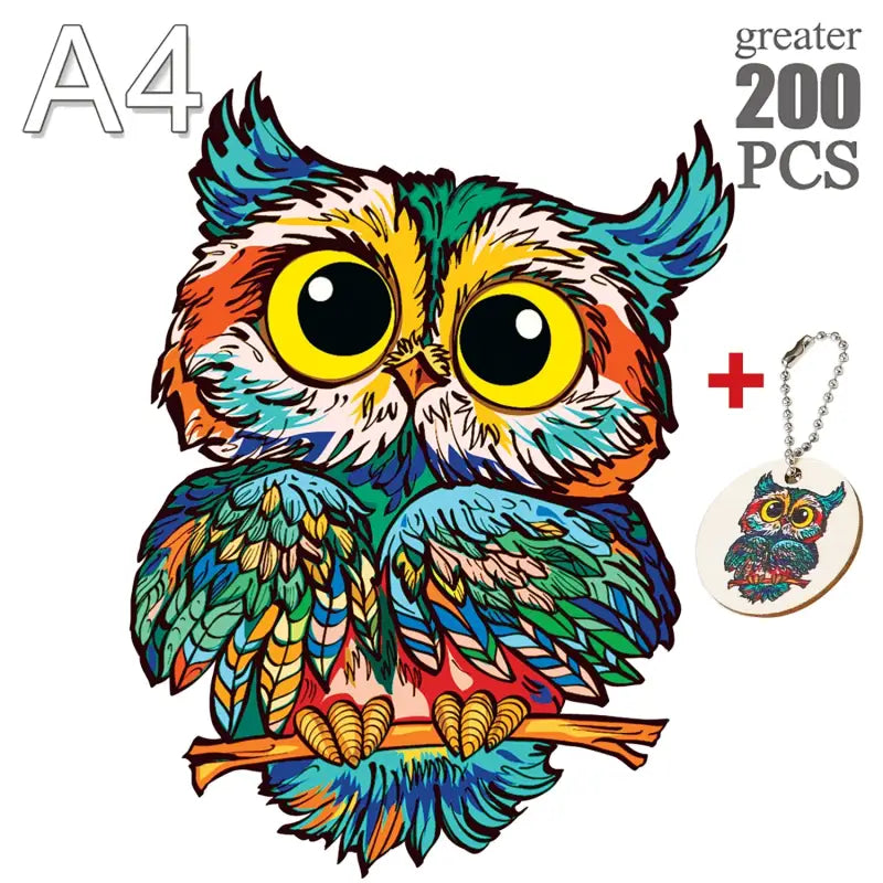 a4 craft kit - owl