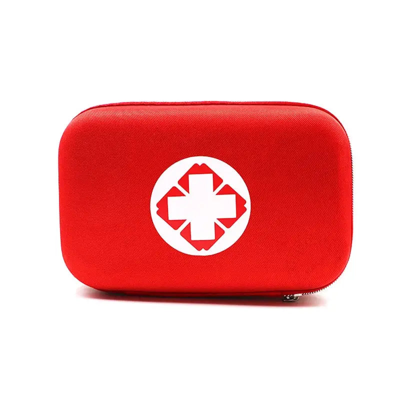 the first aid first aid kit in red
