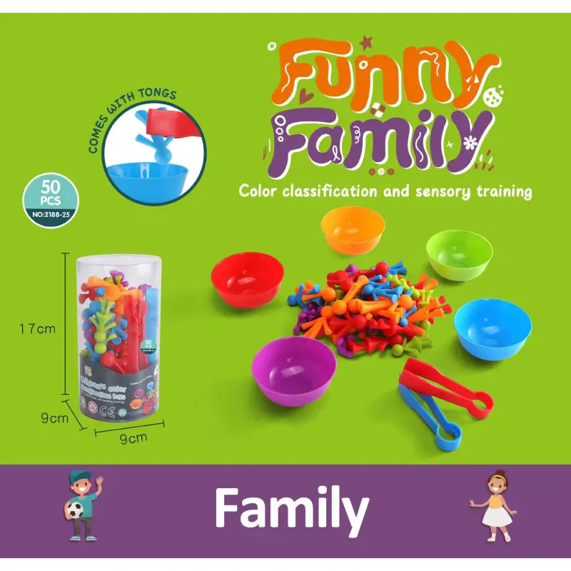a poster with a bunch of toys and a child