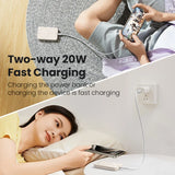 Fast-charging power bank with two-way 20W capability.