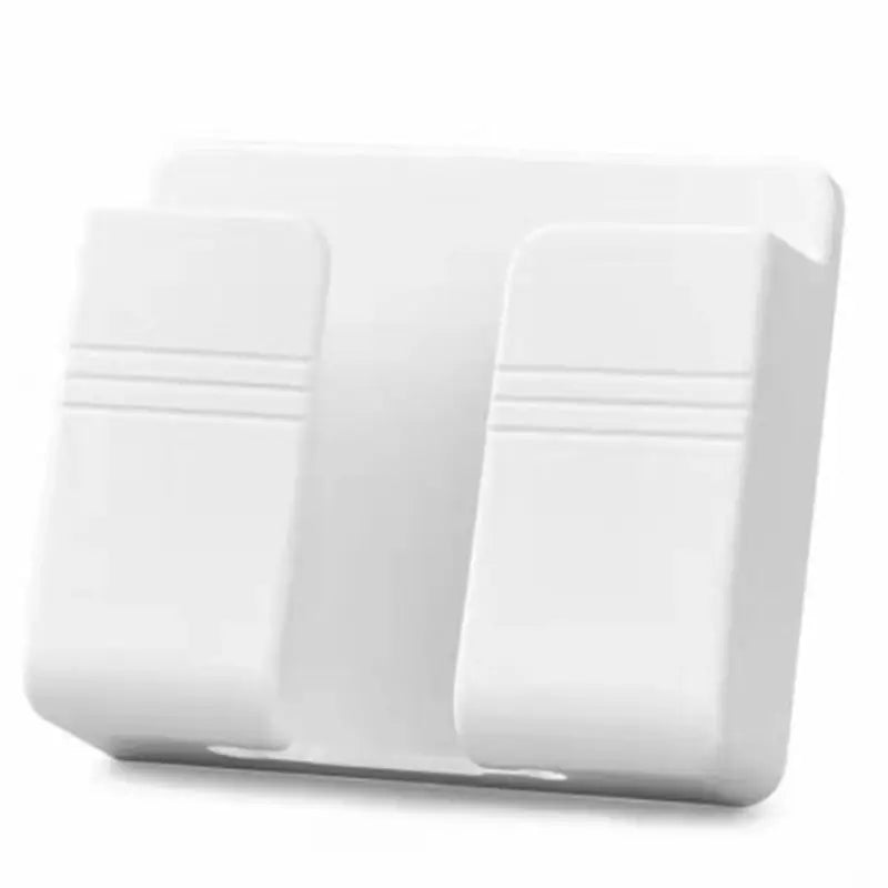 a white wall switch with two switches