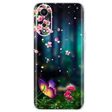 the green forest with butterflies back cover for motorola z3