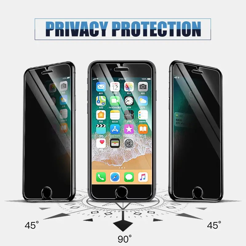 privacy protection glass screen protector for iphone 6