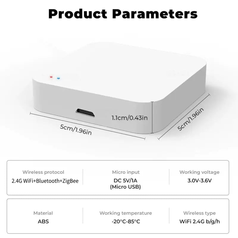 The product box with the product name and product information