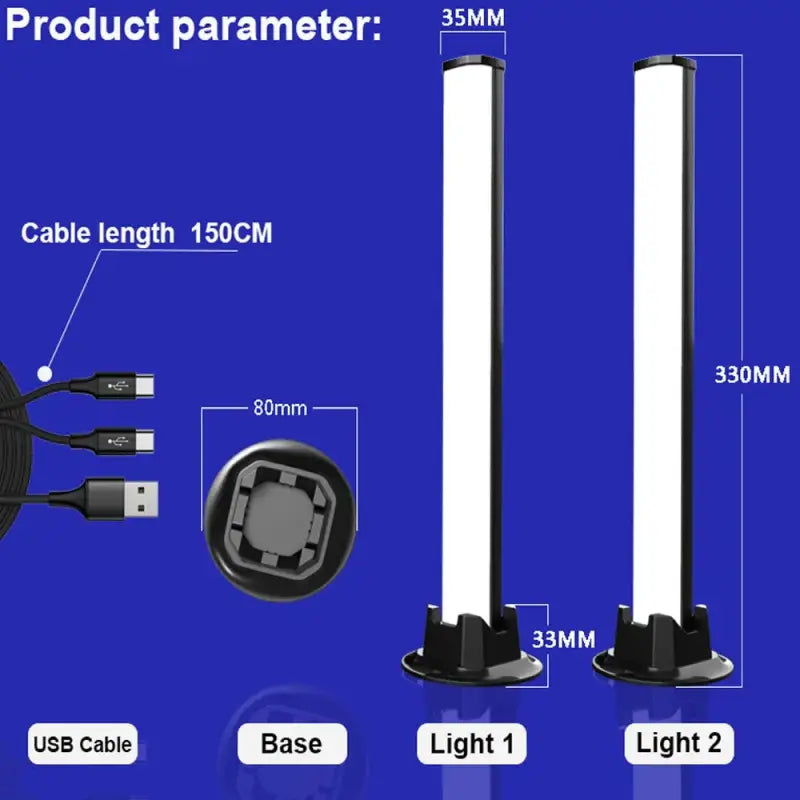 A product diagram showing the product and its components