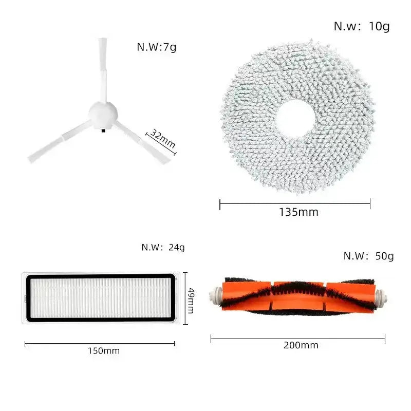 the product is shown with the measurements and measurements