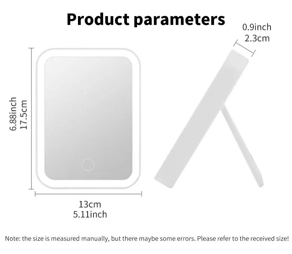 a product with the product size and measurements