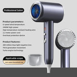 the hair dryer is a portable hair dryer that can be used for drying hair