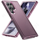 Protective case for a smartphone with multiple camera lenses, displayed in a dusty pink color.
