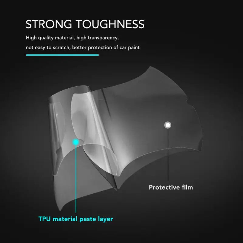 the front and back of a protective shield