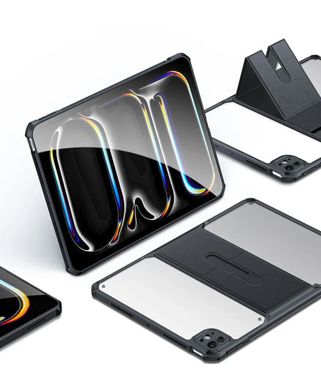 Protective tablet case with stand.