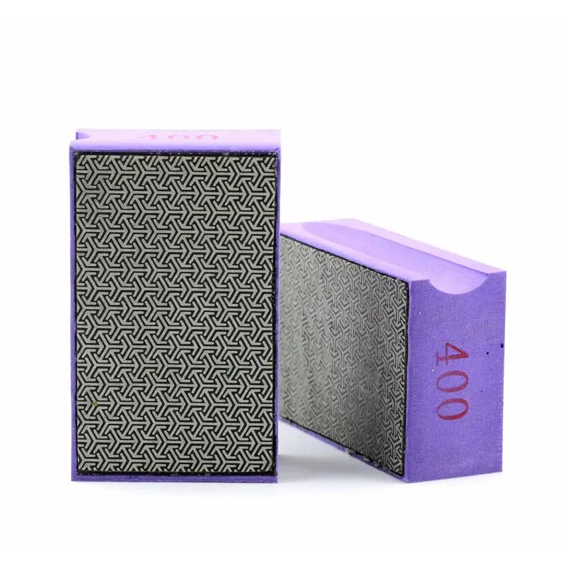 a purple and black box with a pattern on it