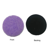 a black and purple sponge with the same color