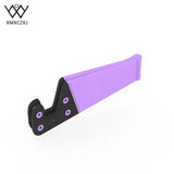 a purple and black plastic handle for a small knife