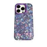 the purple and blue marble iphone case