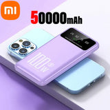 a purple and blue phone case with a camera