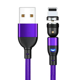 The purple braid usb cable